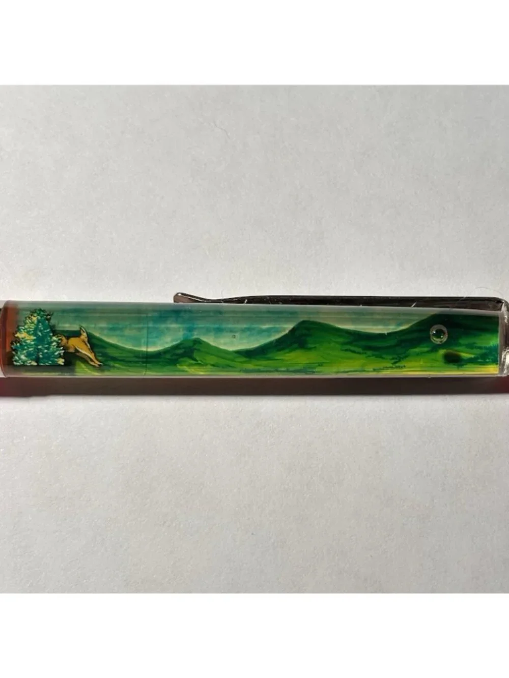 Pipestem State Park West Virginia WVA Floaty Pen Deer Moves Resort Souvenir Vtg